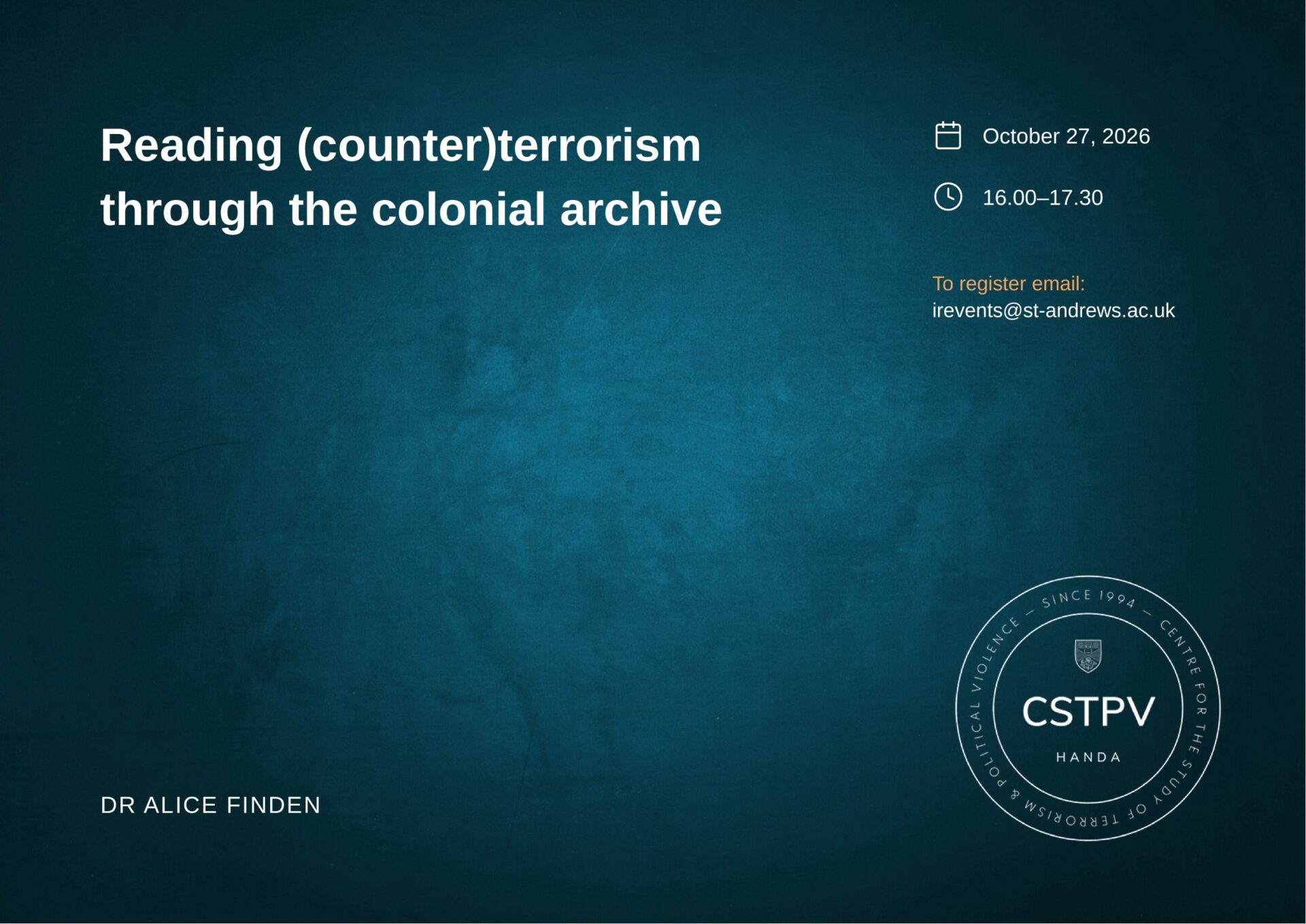 Reading (counter)terrorism through the colonial archive